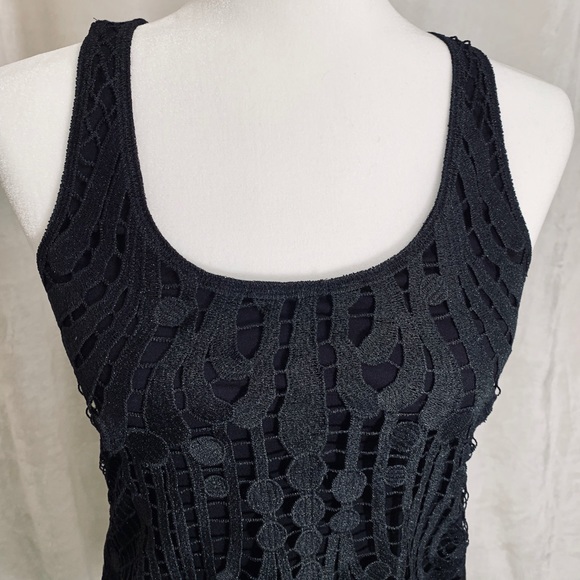 Knitted black tank - Picture 2 of 4
